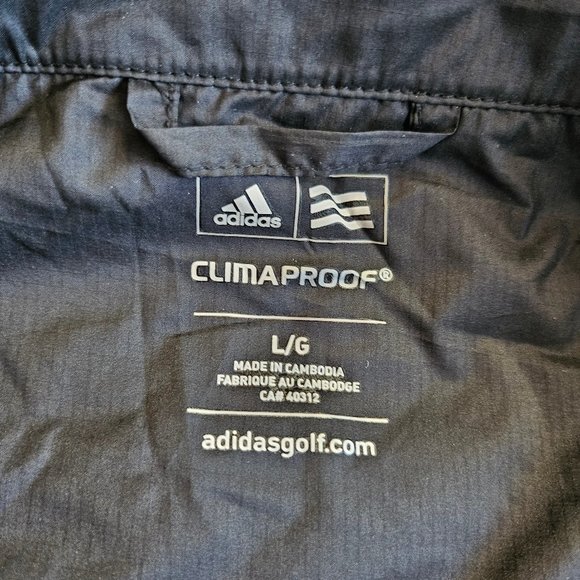 Adidas Climaproof Women's Black and Pink Floral Full Zip Track Running Jacket L - Picture 7 of 8